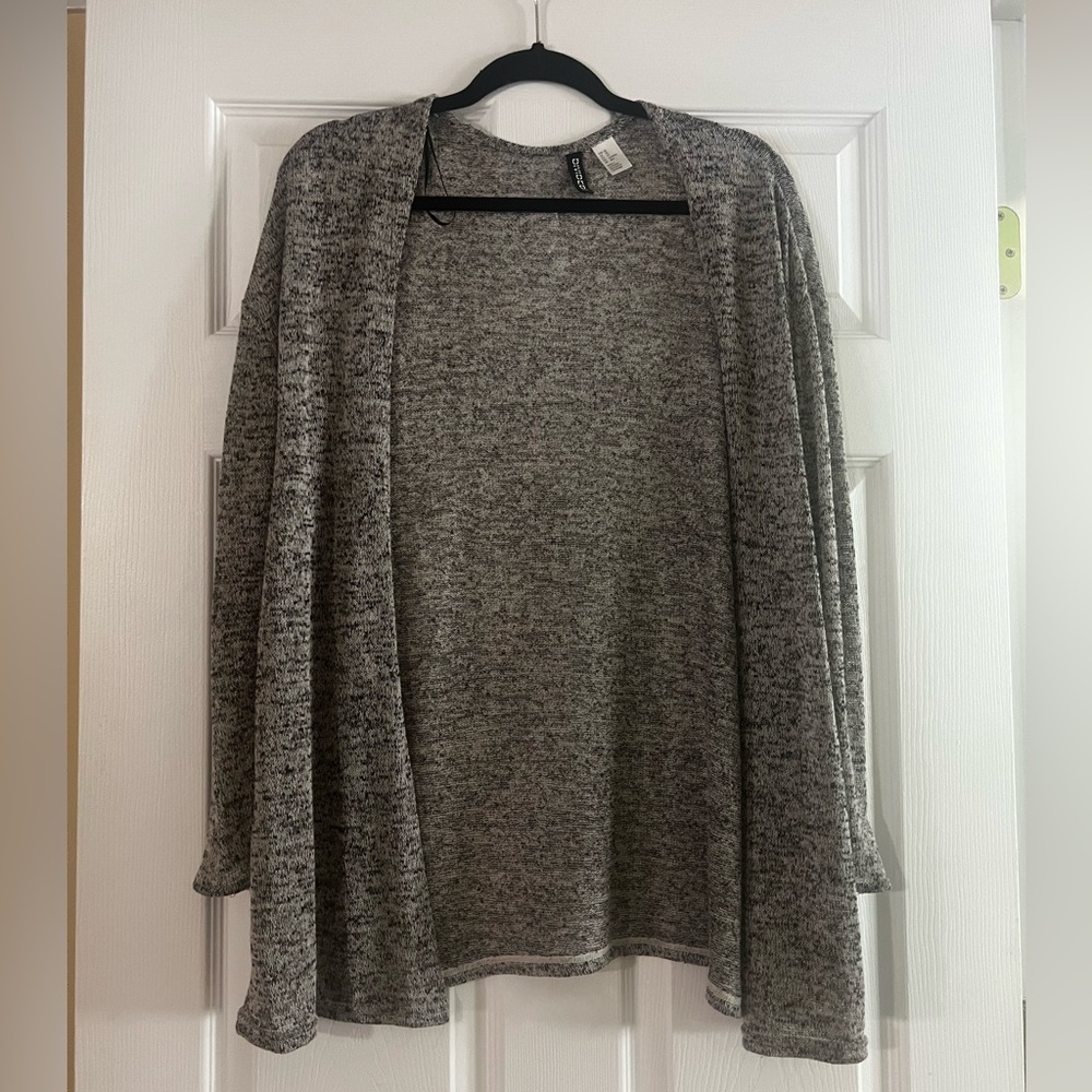 H&M grey knit cardigan